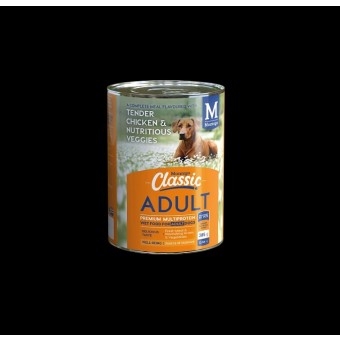 Montego Classic Adult Dog Food Can - Chicken & Veggies 385g