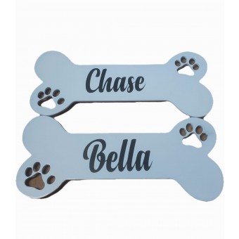 Bone Shaped Magnet with Name