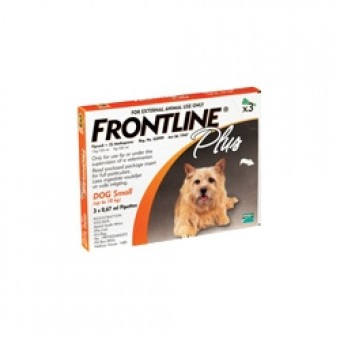 Frontline Plus Dog Small 1-10kg (Per amp)