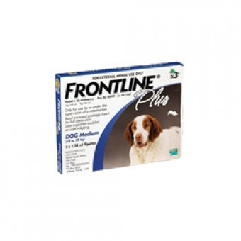 Frontline Plus Dog Medium 10-20kg (Per amp)