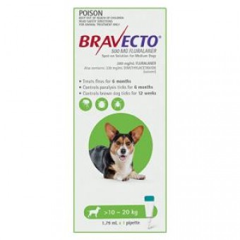 Bravecto dog spot on 10-20kg