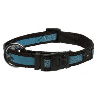 Rogz Large Patterned Collar 34-56cm