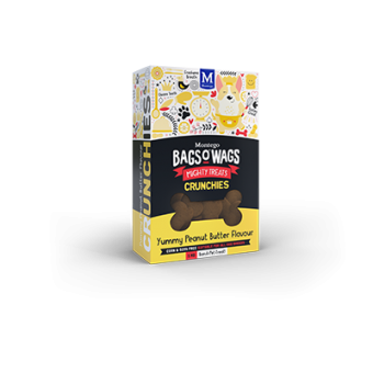 Montego Bags O' Wags Nutty Crunchies - Peanut Butter Flavour 1kg