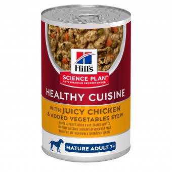 Hill's Canine Mature Tin with Chicken & Carrot 370g
