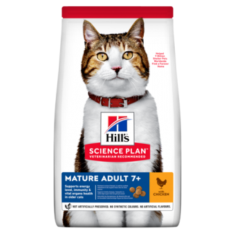 Hill's Mature Adult Dry Cat Food Chicken Flavour 10kg