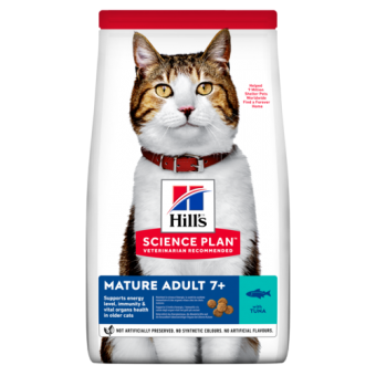 Hill's Mature Adult Dry Cat Food Tuna Flavour 1.5kg 
