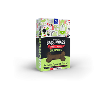 Montego Bags O' Wags Meaty Crunchies - Spare Rib Flavour 1kg