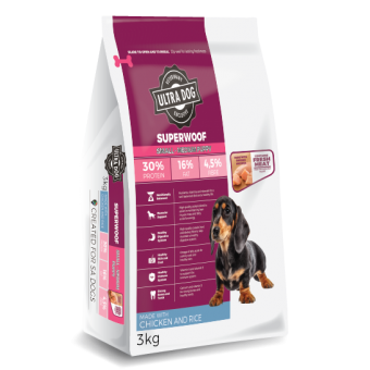 Ultra Dog Superwoof Small Medium Puppy 3kg