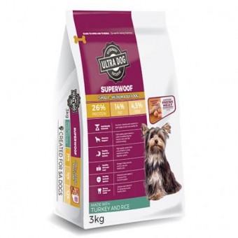 Ultra Dog Superwoof Small to Medium Adult (Turkey & Rice) 12kg